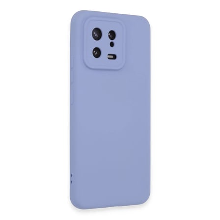 Bezos Mi 13 Kılıf Nano içi Kadife Silikon - Lila DMC