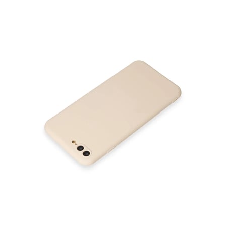 Bezos iPhone 7 Plus Kılıf First Silikon - Krem DMC