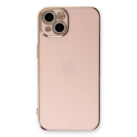 Bezos iPhone 13 Kılıf Volet Silikon - Pembe DMC