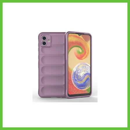 Bezos Samsung Galaxy A04E Kılıf Optimum Silikon - Mor DMC