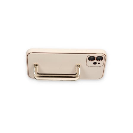 Bezos iPhone 12 Kılıf Coco Elit Kapak - Gold DMC