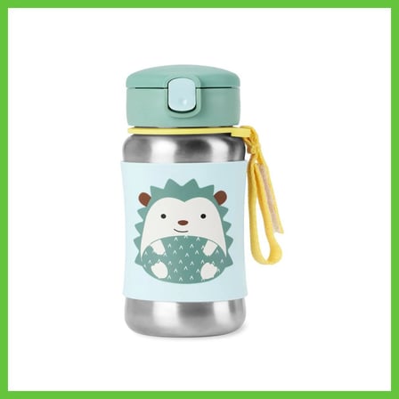 Bezos Zoo Pipetli Paslanmaz Çelik Suluk 350 ml Kirpi · Renk: Kirpi DMC
