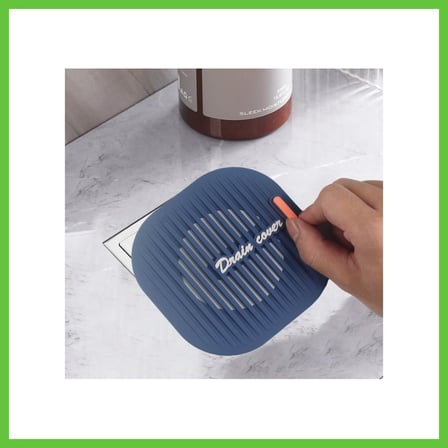 Bezos Süzgeçli Lavabo Gider Koruyucu Mat Gri DMC