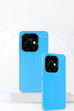Bezos Tecno Spark Go 2024 Kılıf Auto Focus Kapak - Mavi DMC