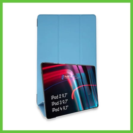 Bezos iPad 4 9.7 Kılıf Tablet Smart Kılıf - Mavi DMC