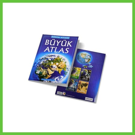 Bezos Büyük Atlas ( Atlası) Karton 1 Adet DMC