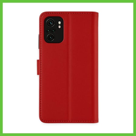 Bezos Mi Note 10 Uyumlu Trend S Plus Kapaklı Kılıf - Kırmızı DMC