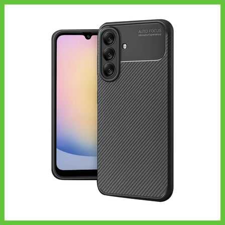 Bezos Samsung Galaxy A17 5G Uyumlu Auto Focus Karbon Kapak - Siyah Dmc