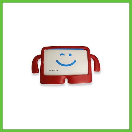 Bezos iPad 2025 10.9 10.Nesil (A16) Kılıf Karakter Tablet Silikon - Kırmızı DMC