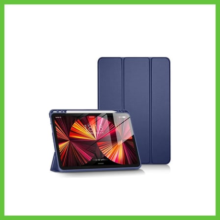 Bezos iPad Pro 11 (2024) Kılıf Tablet Smart Kılıf - Lacivert DMC