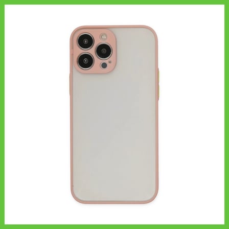 Bezos iPhone 13 Pro Uyumlu Kılıf Montreal Silikon Kapak - Pembe DMC