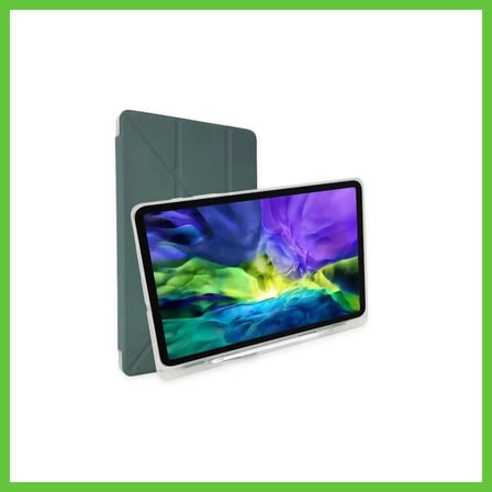 Bezos iPad 2025 10.9 10.Nesil (A16) Kılıf Kalemlikli Mars Tablet Kılıfı - Koyu Yeşil DMC