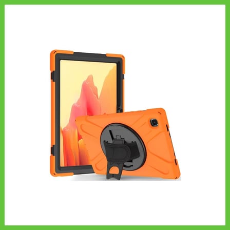 Bezos Samsung Galaxy T220 Tab A7 Lite 8.7 Kılıf Amazing Tablet Kapak - Turuncu DMC