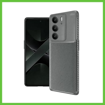 Bezos Realme C75 4G Uyumlu Auto Focus Karbon Kapak Gri Dmc