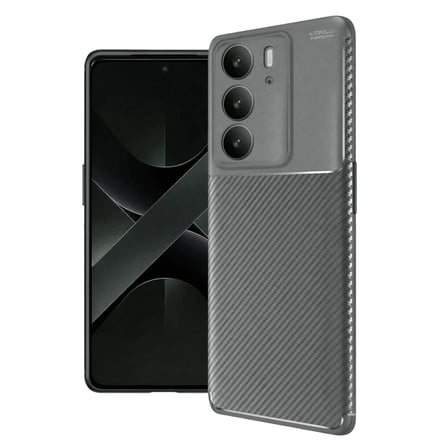 Bezos Realme C75 4G Uyumlu Auto Focus Karbon Kapak Gri Dmc