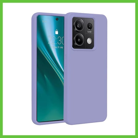 Bezos Redmi Note 13 Pro 4G Uyumlu Kılıf First Silikon - Lila DMC