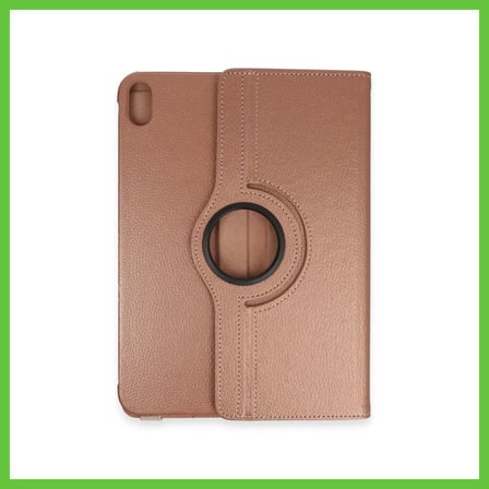 Bezos iPad 2025 10.9 10.Nesil (A16) Kılıf 360 Tablet Deri Kılıf - Rose Gold DMC