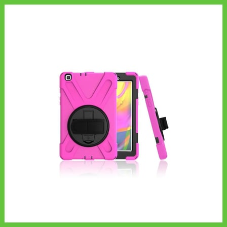 Bezos Samsung Galaxy T290 Tab A 8 Kılıf Amazing Tablet Kapak - Pembe DMC