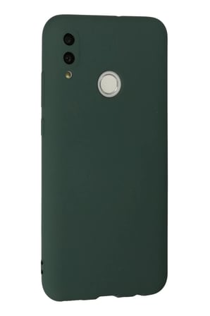 Bezos Huawei P Smart 2019 Kılıf Nano içi Kadife Silikon - Koyu Yeşil DMC