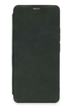 Bezos Redmi Note 13 4G Uyumlu Kılıf Flip Cover - Koyu Yeşil DMC
