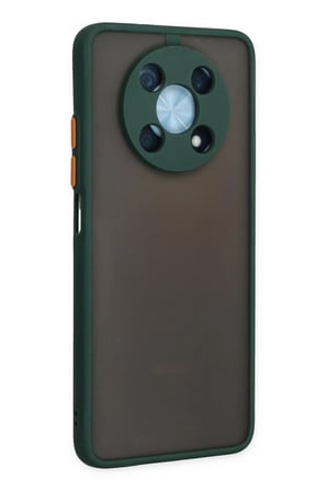 Bezos Huawei Nova Y90 Uyumlu Kılıf Montreal Silikon Kapak - Yeşil DMC