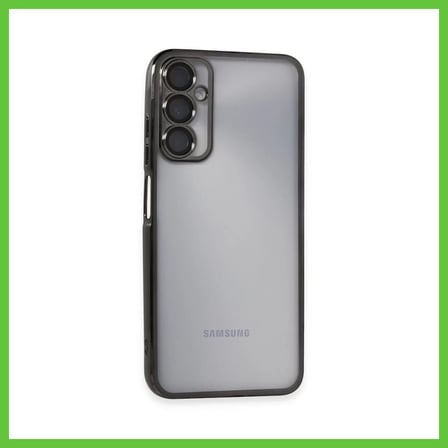 Bezos Samsung Galaxy A05S Uyumlu Kılıf Lensli Silikon - Siyah DMC