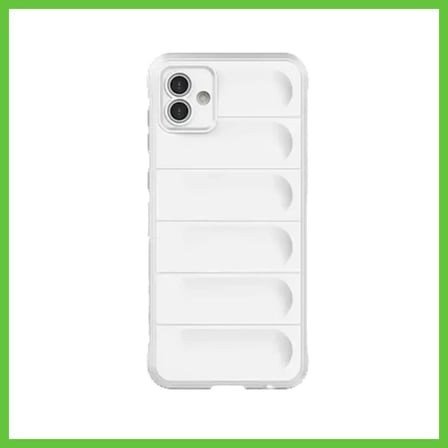 Bezos Samsung Galaxy A05 Uyumlu Kılıf Optimum Silikon - Krem DMC