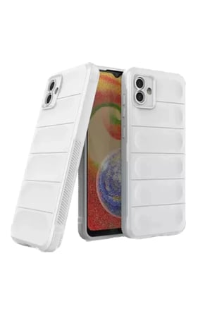 Bezos Samsung Galaxy A05 Uyumlu Kılıf Optimum Silikon - Krem DMC