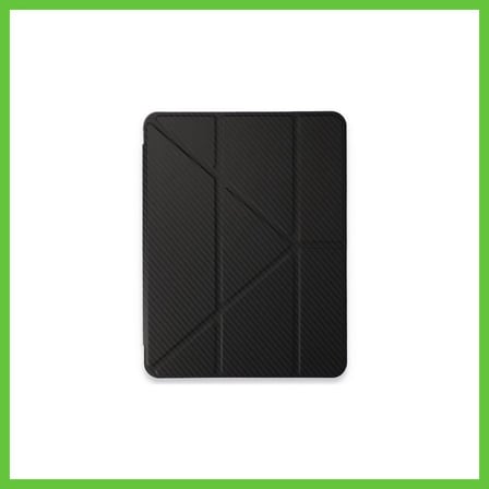 Bezos iPad Pro 11 (2024) Kılıf Color Karbon Tablet Kılıfı - Siyah DMC