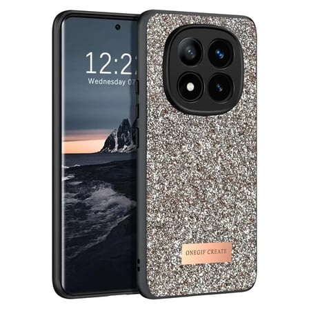 Bezos Onegif Redmi Note 14 Pro 4G Uyumlu Bright Simli Kapak - Gold DMC