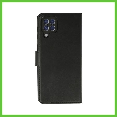 Bezos Samsung Galaxy A22 Uyumlu Kılıf Trend S Plus Kapaklı Kılıf - Siyah DMC