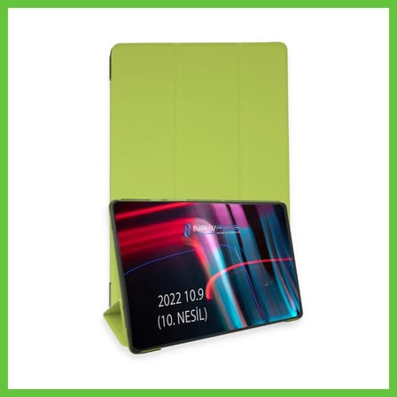 Bezos iPad 2025 10.9 10.Nesil (A16) Kılıf Tablet Smart Kılıf - Açık Yeşil DMC