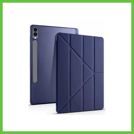 Bezos Samsung Galaxy X610 Tab S9 Fe Plus 12 4 Kilif Kalemlikli Mars Tablet Kilifi Lacivert Dmc