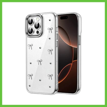 Bezos iPhone 15 Pro Max Uyumlu Fiyonk Desenli Kapak - Desen 5 DMC