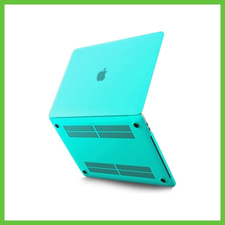 Bezos Macbook Pro 13 2020 Macbook Buzlu Kapak - Yeşil DMC