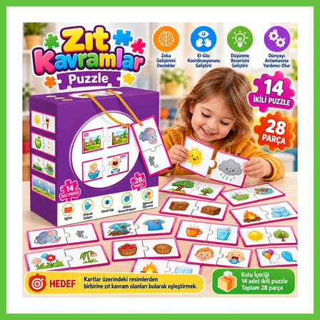 Bezos 2945 ZIT KAVRAMLAR KUTULU 2 Lİ DMC