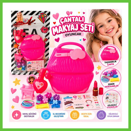 Bezos MKJ-22 KARTELA ÇANTALI MAKYAJ SETİ OYUNCAK DMC
