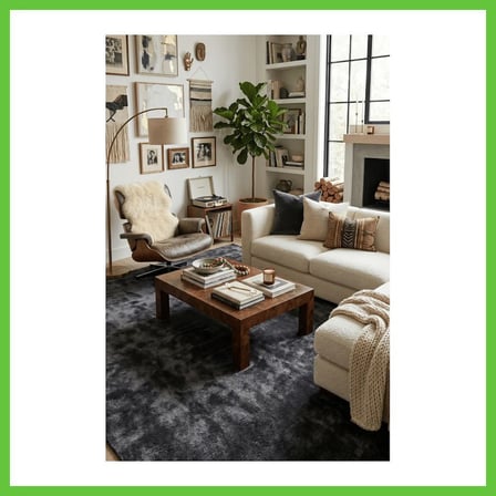 Bezos YoudayHomeCollection POLY Peluş Halı Model Oturma Odası Halısı · EBAT: 80X80 DMC