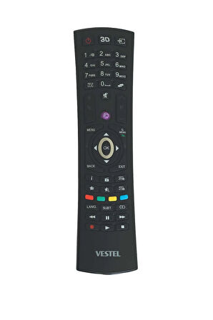 VESTEL LCD TV KUMANDASI 3DLİ