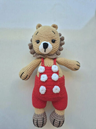 Aslan - Amigurumi - Oyun ve uyku arkadaşı