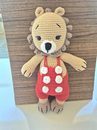 Aslan - Amigurumi - Oyun ve uyku arkadaşı