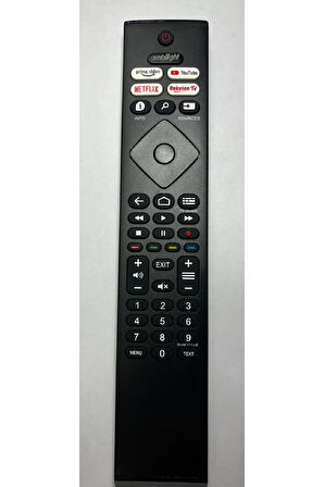 4K ULTRA LED TV AMBİLİGHTLİ YOUTUBE VE NETFLİX TUŞLU LCD KUMANDA