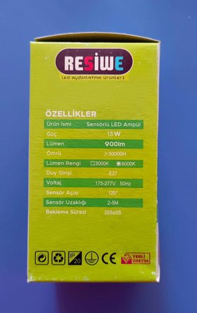 SENSÖRLÜ LED AMPÜL