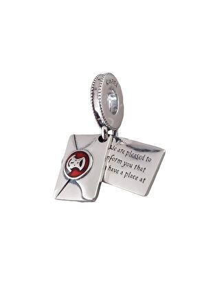 Harry Potter Hogwarts (Acceptance Letter) Mektup Charm |925 Ayar Gümüş