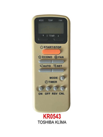 TOSHIBA KLIMA KUMANDASI