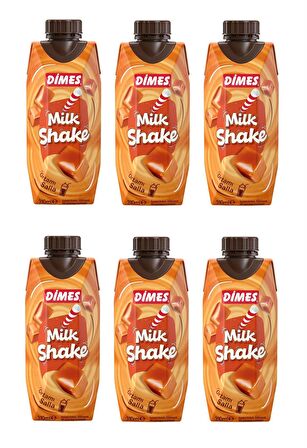 Dimes Milkshake Karamel Aromalı 310 Ml X 6 Adet