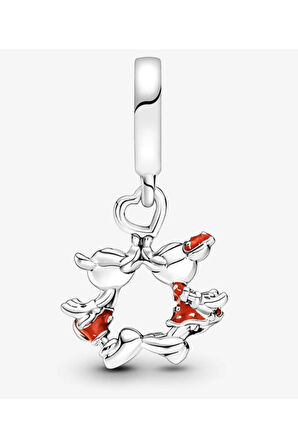 Disney Mickey Mouse ve Minnie Sevgi Sallantılı Charm