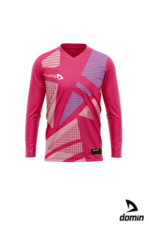Pembe Mavi Kaleci Forması Kaleci Kazağı Maç Forması Futbol Forması 