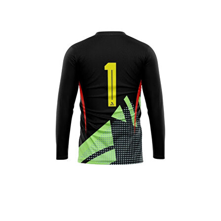 Siyah-bordo Kaleci Forması Maç Forması Futbol Forma Ve Şort Seti