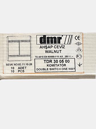 Demirbağ Komütatör Sıva Altı Ahşap Ceviz 300500 (Çerçevesiz)